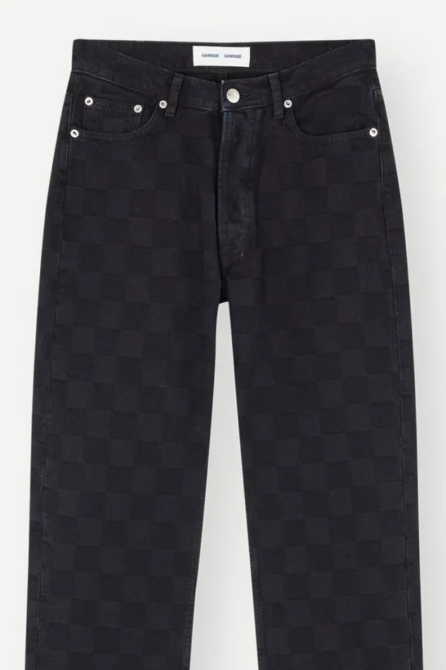 Woman Susan Jeans 14956 Black Od Check Samse Samse Jeans