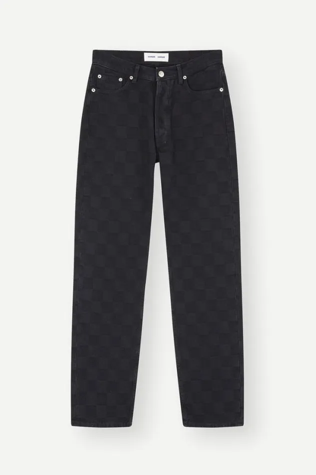 Woman Susan Jeans 14956 Black Od Check Samse Samse Jeans