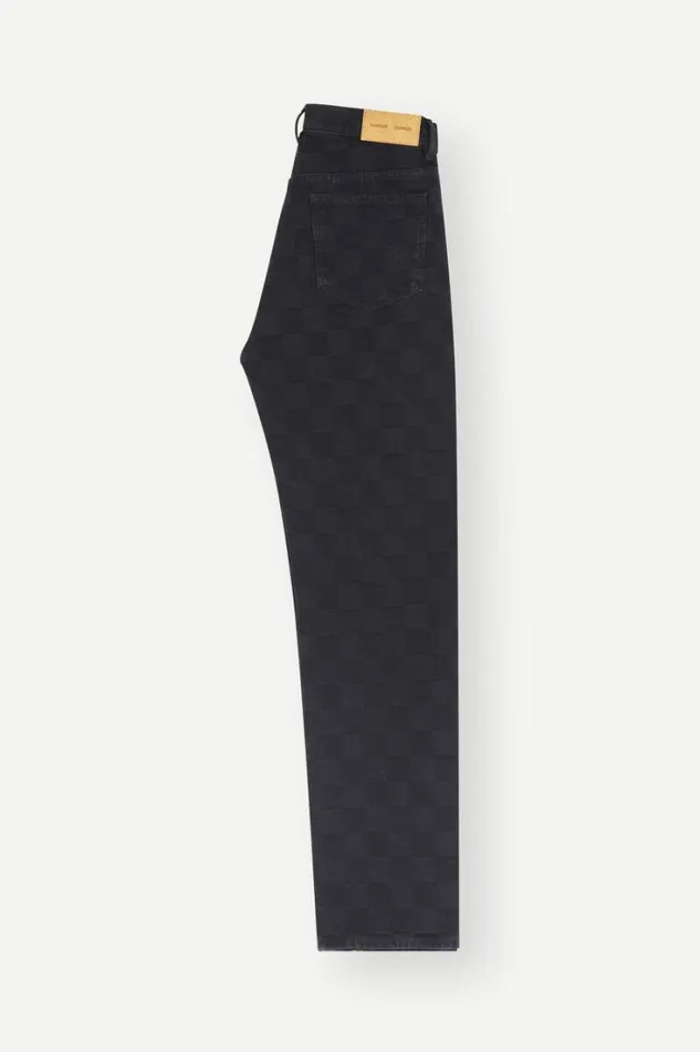 Woman Susan Jeans 14956 Black Od Check Samse Samse Jeans