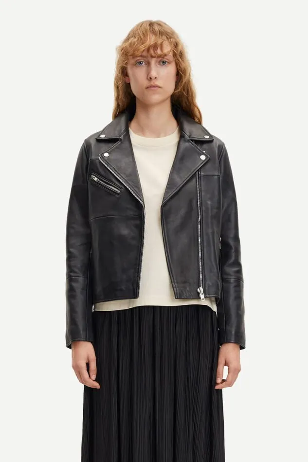 Woman Tautou Jacket 2771 Black Samse Samse Jackets and Coats