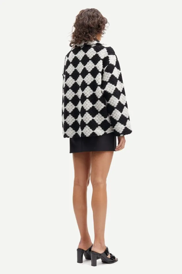 Woman Tess Overshirt Full Zip 14470 Crochet Bw Samse Samse Jackets and Coats