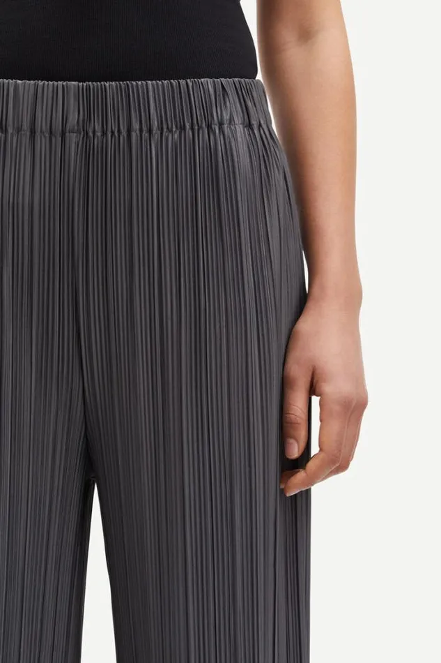 Woman Uma Trousers 10167 Grey Pinestripe Samse Samse Trousers