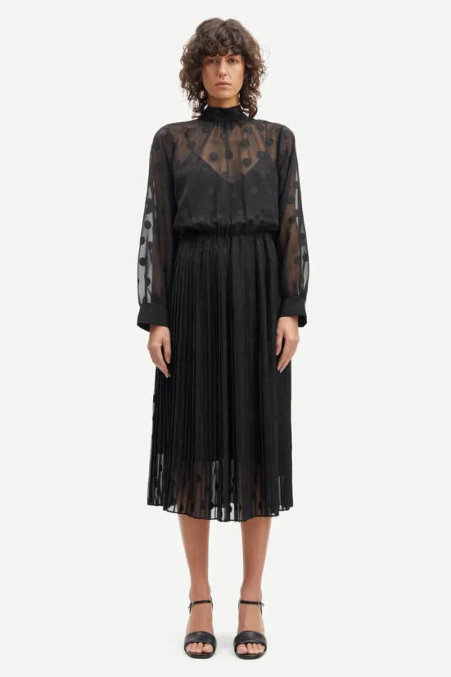 Woman Valentin Dress 14961 Black Samse Samse Dresses and Jumpsuits
