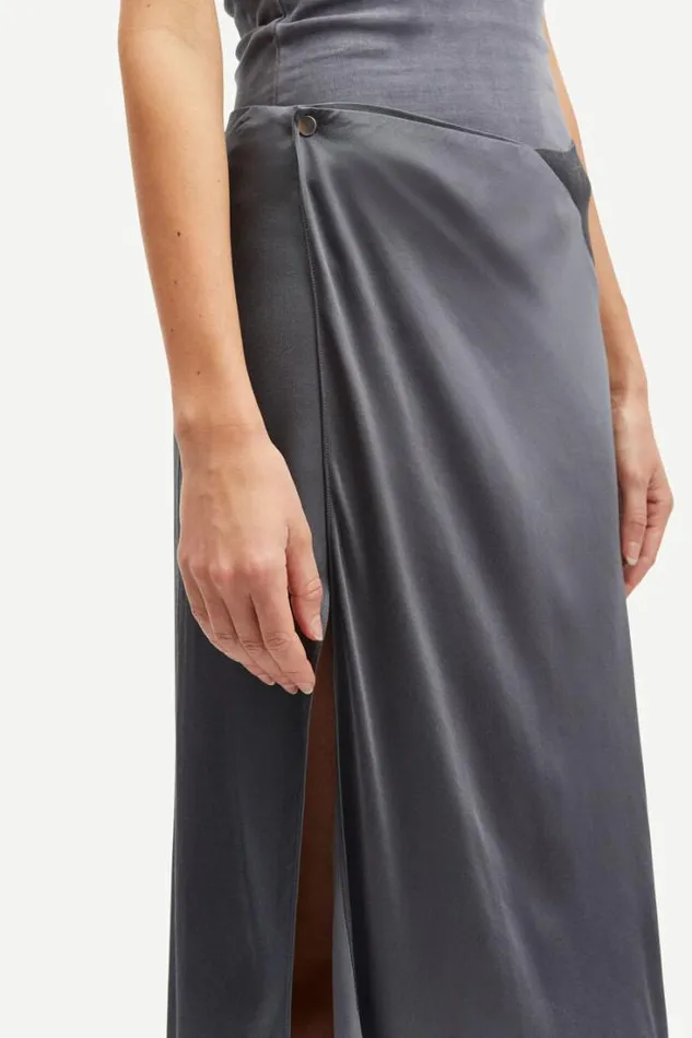 Woman Viktoria Bias Skirt 14903 Iron Gate Samse Samse Shorts and Skirts