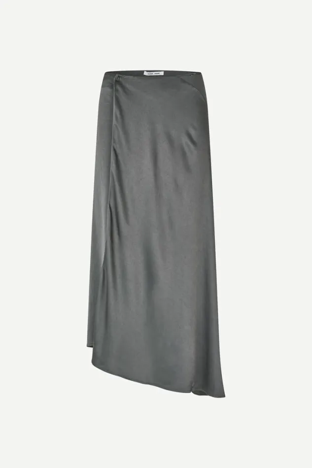 Woman Viktoria Bias Skirt 14903 Iron Gate Samse Samse Shorts and Skirts