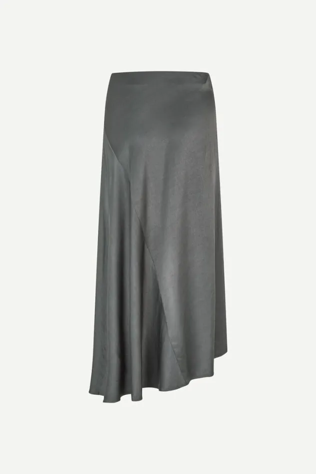 Woman Viktoria Bias Skirt 14903 Iron Gate Samse Samse Shorts and Skirts