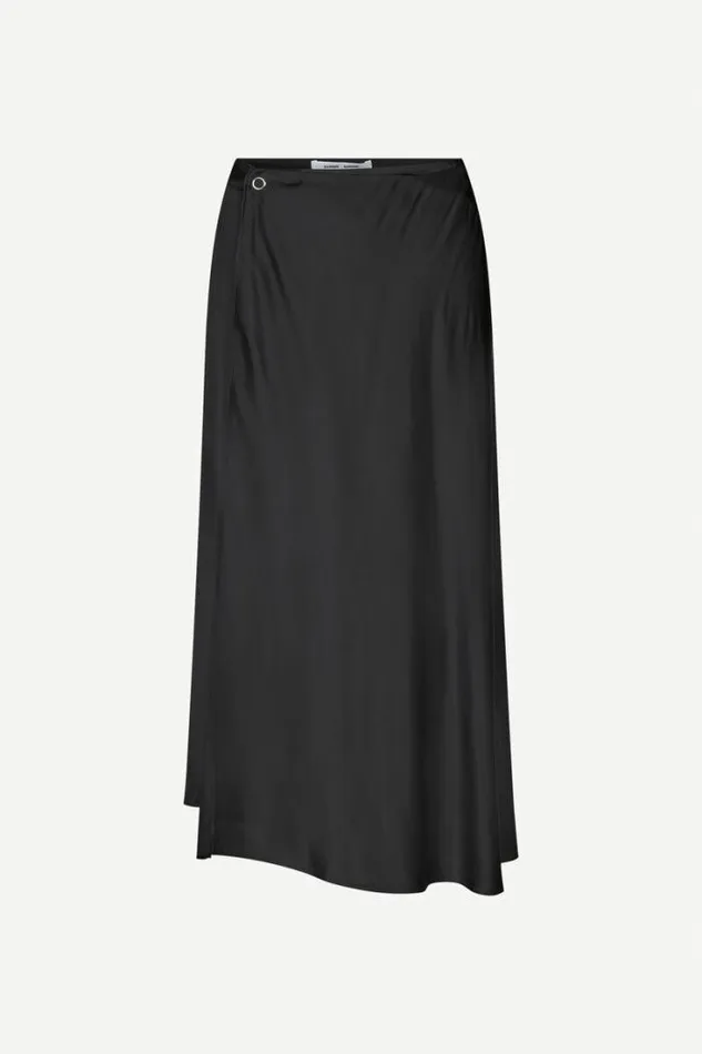 Woman Viktoria Bias Skirt 14905 Black Samse Samse Shorts and Skirts