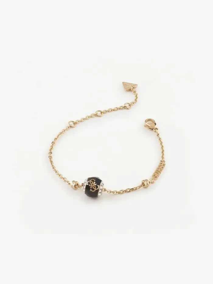 Women 0344g Loop Bracelet Black Multi Guess Jewellery