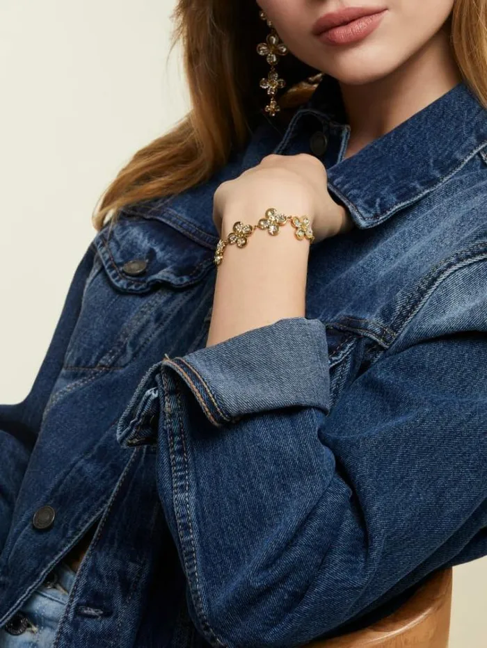 Women 034amazing Blossom034 Bracelet Gold Guess Jewellery
