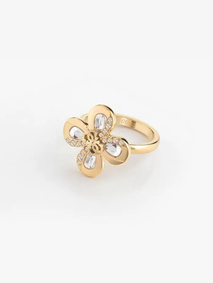 Women 034amazing Blossom034 Ring Gold Guess Jewellery