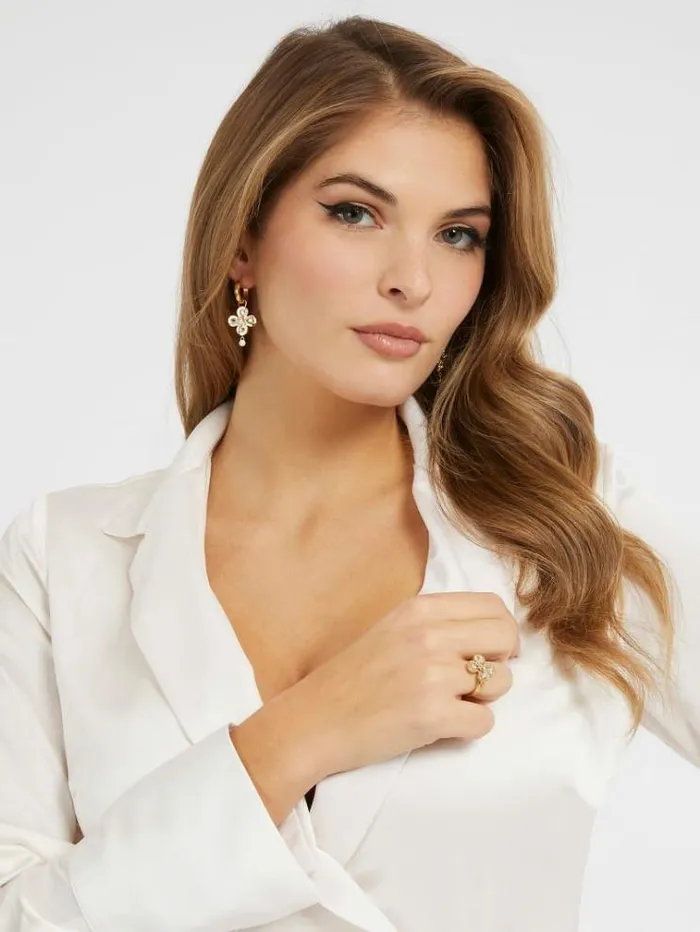Women 034amazing Blossom034 Ring Gold Guess Jewellery