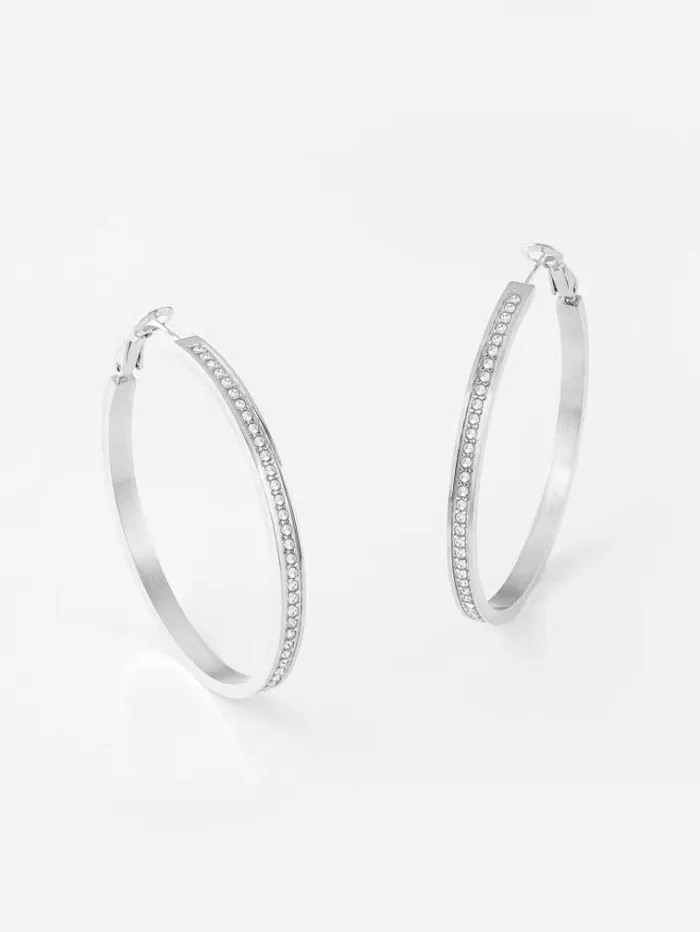 Women 034color My Day Earrings Silver Guess Jewellery