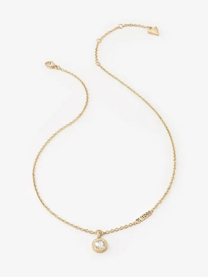 Women 034color My Day Necklace Gold Guess Jewellery