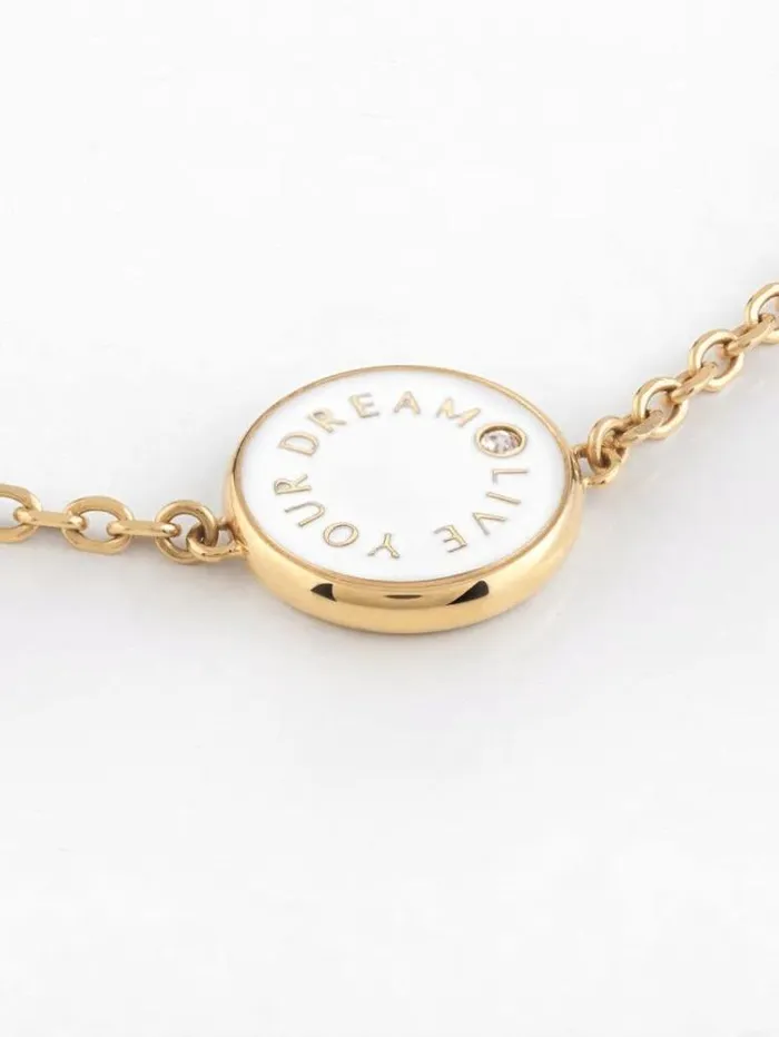 Women 034dreaming Guess034 Necklace White Guess Jewellery