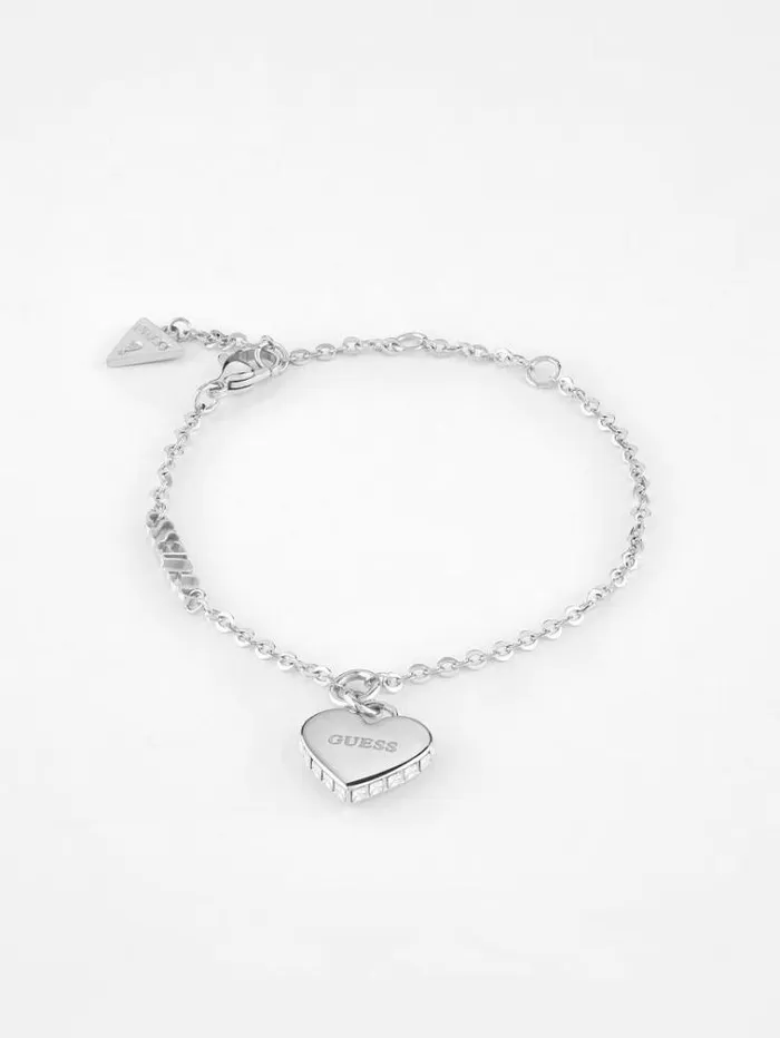 Women 034falling In Love034 Bracelet Silver Guess Jewellery