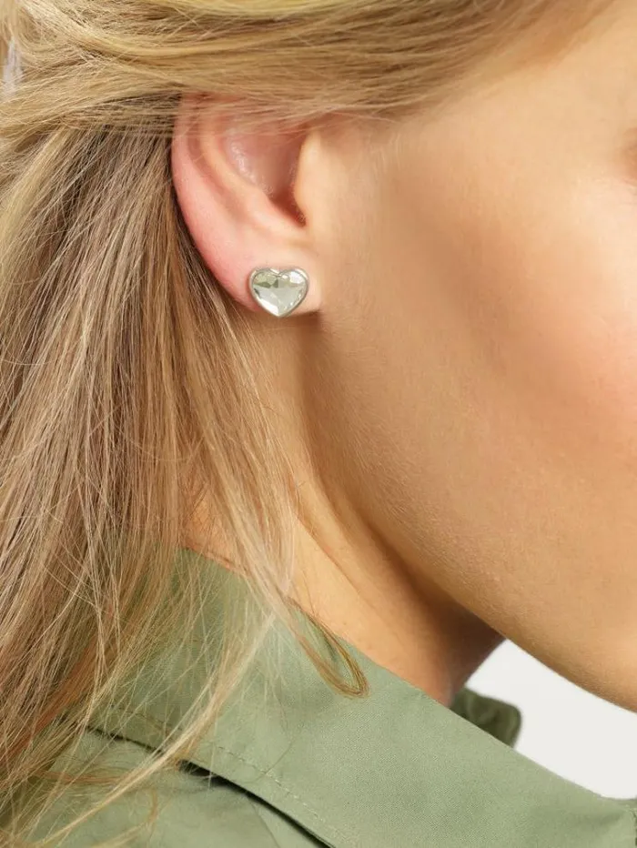 Women 034from Guess With Love034 Earrings Silver Guess Jewellery