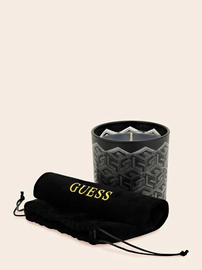 Women 034g Cube Laser034 Candle Black Guess Home Collection