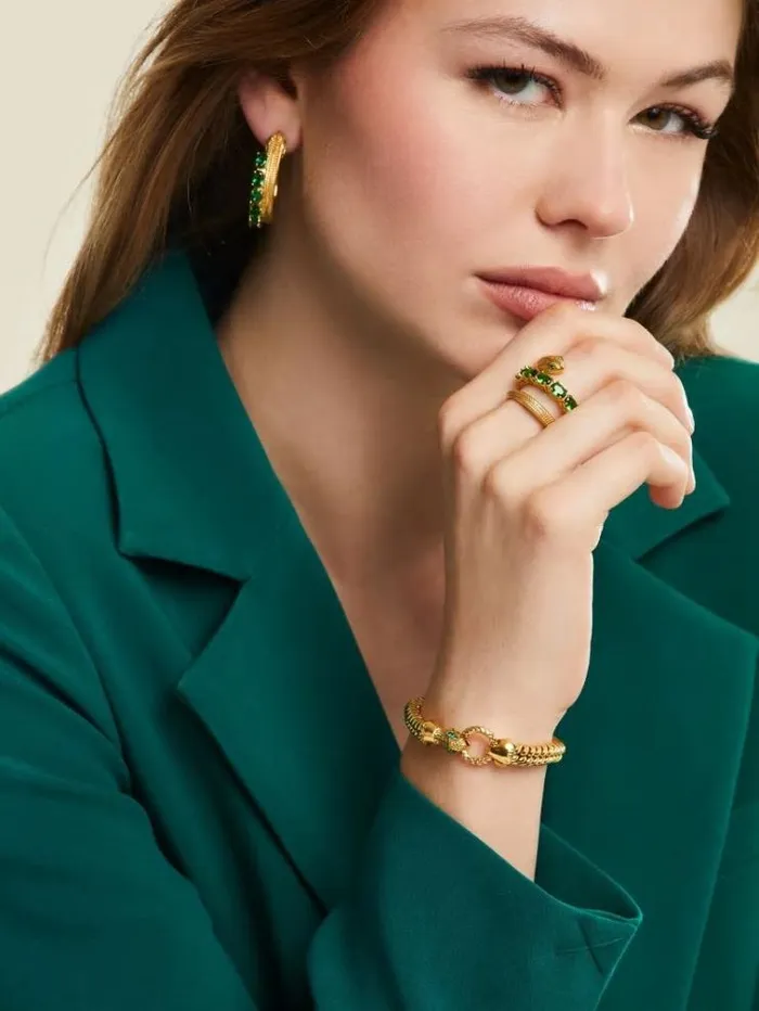 Women 034golden Temptation034 Bracelet Green Guess Jewellery