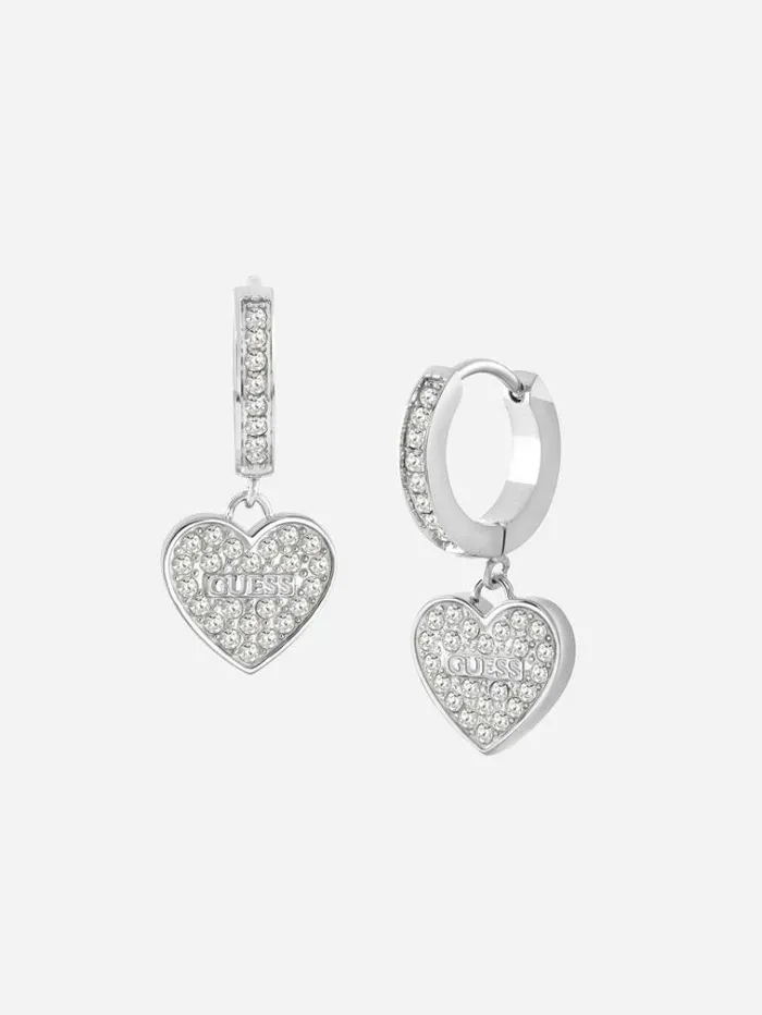 Women 034huggie Me034 Earrings Silver Guess Jewellery
