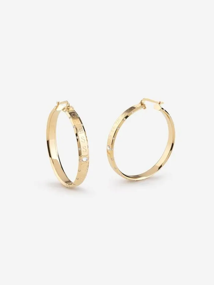 Women 034just Guess034 Earrings Gold Guess Jewellery