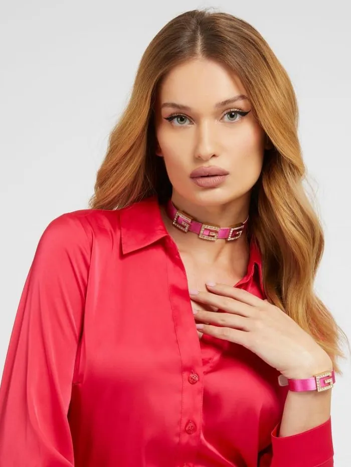 Women 034libertango034 Necklace Fuchsia Guess Jewellery