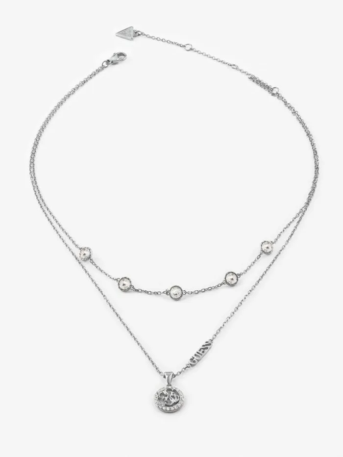 Women 034life In 4g Necklace Silver Guess Jewellery