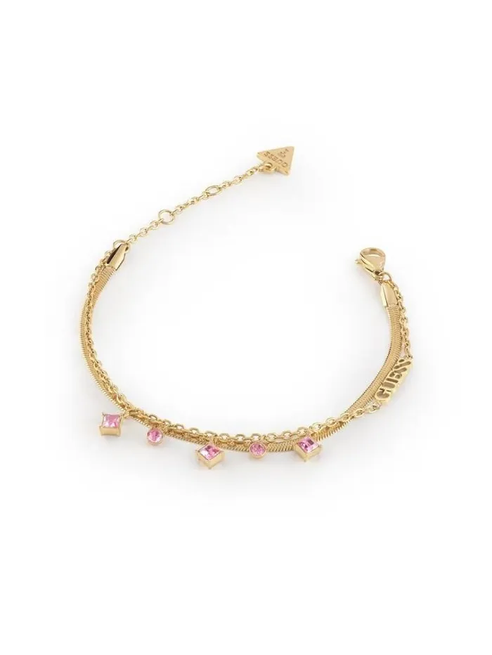 Women 034perfect Liaison034 Bracelet Pink Guess Jewellery