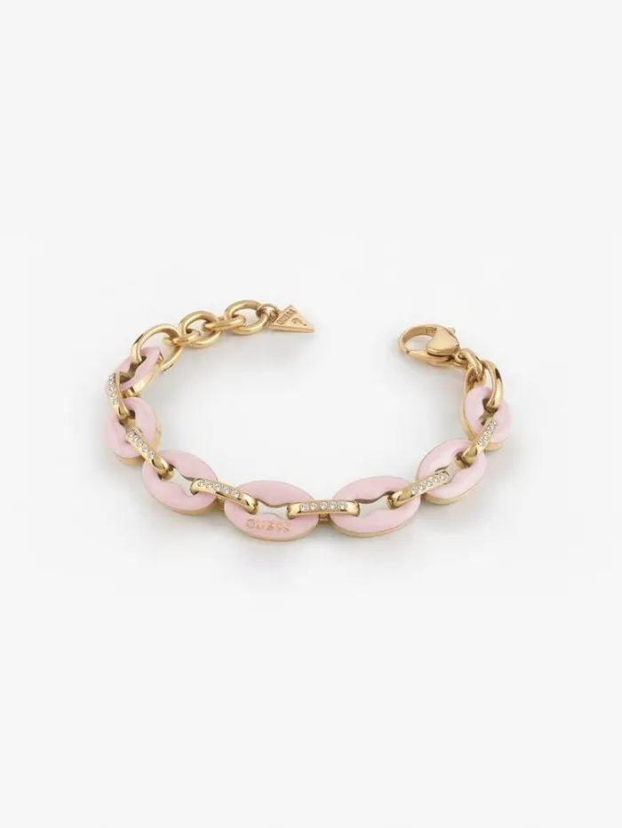 Women 034pop Links034 Bracelet Pink Guess Jewellery