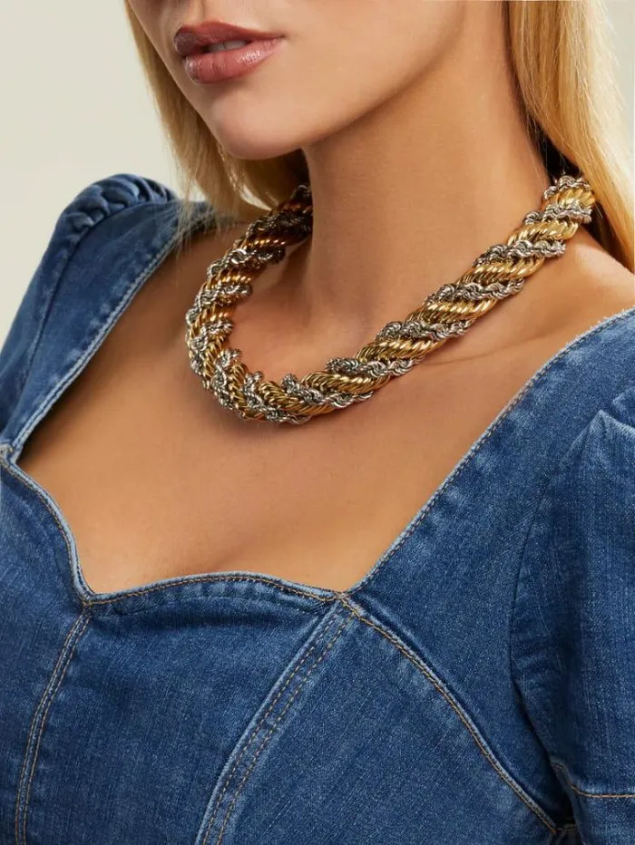 Women 034the Chain034 Necklace Multi Gold Guess Jewellery