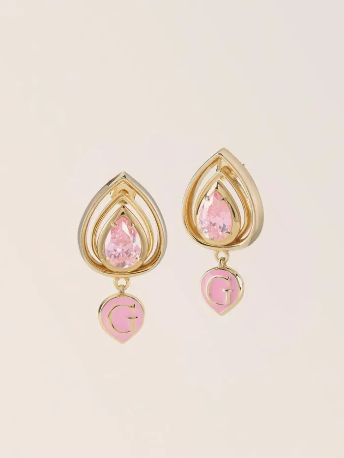 Women 034wild Orchid Earrings Pink Guess Jewellery