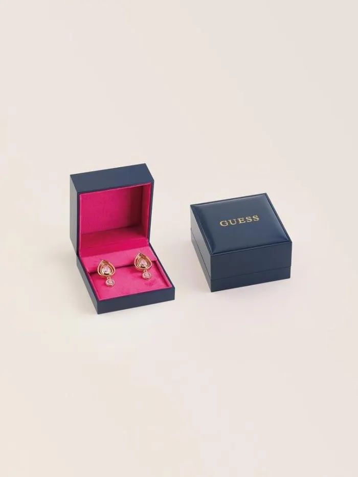 Women 034wild Orchid Earrings Pink Guess Jewellery