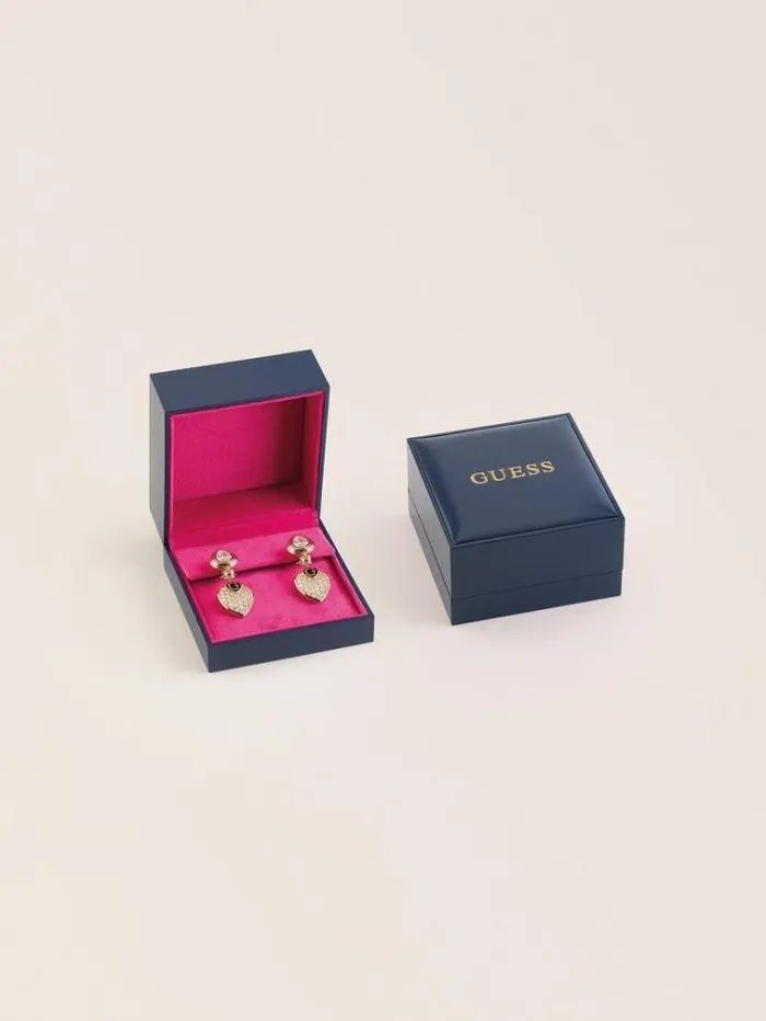 Women 034wild Orchid Earrings White Guess Jewellery