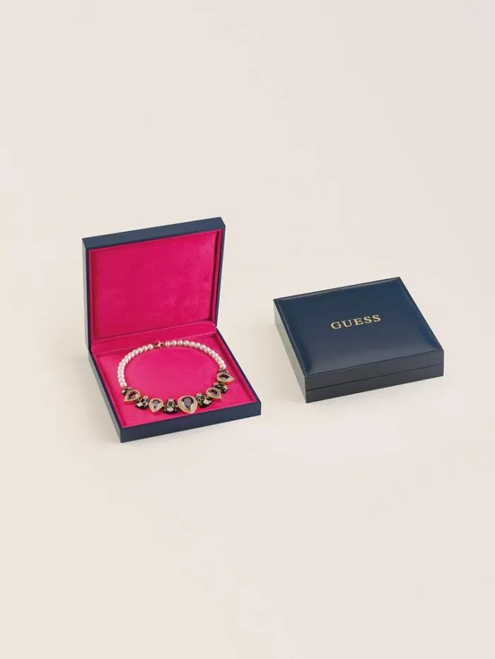 Women 034wild Orchid Necklace Purple Guess Jewellery
