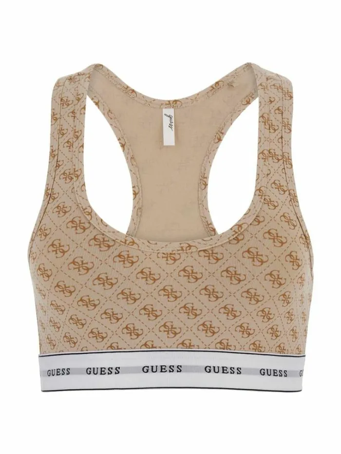 Women 4g Logo Bralette Multi Beige Guess Underwear