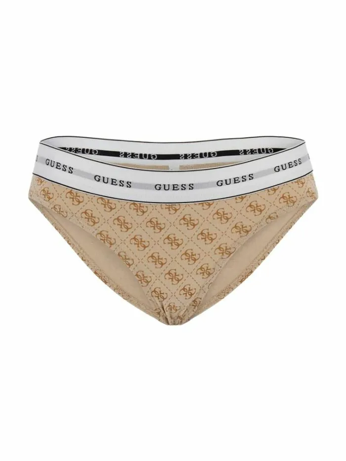 Women 4g Logo Brief Multi Beige Guess Underwear