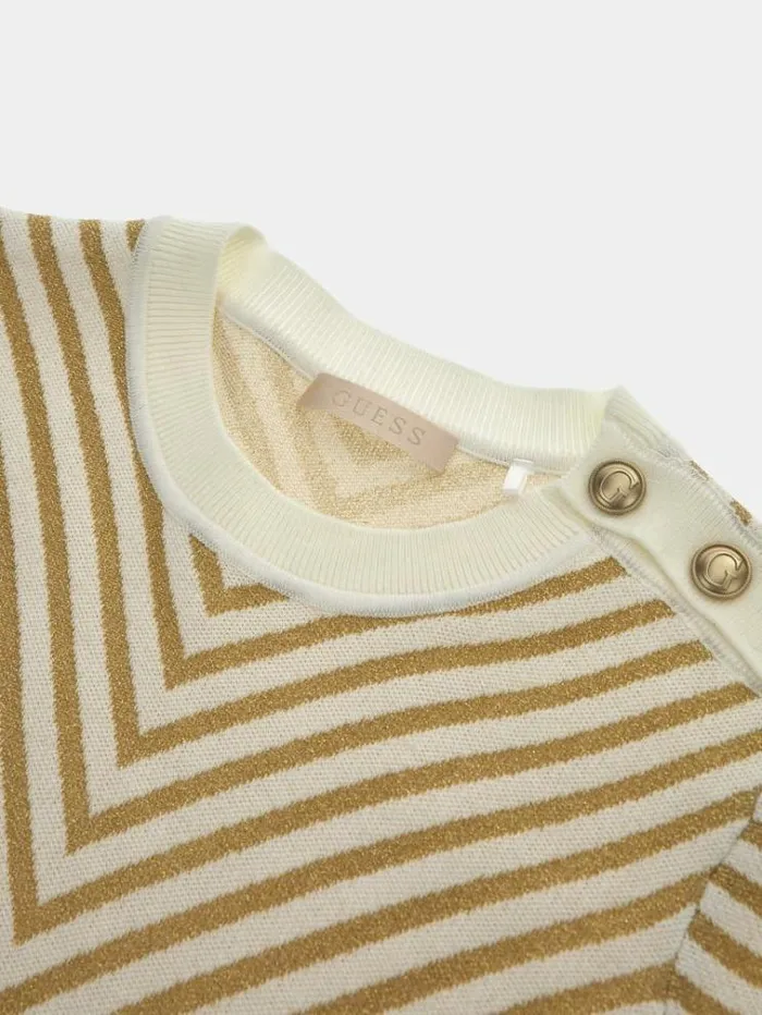 Women 4g Logo Sweater Multi Beige Guess Knitwear And Sweatshirts
