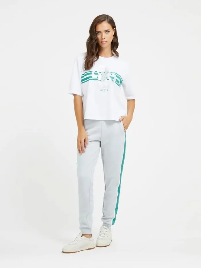 Women 4g Logo Tshirt White Guess Tshirts
