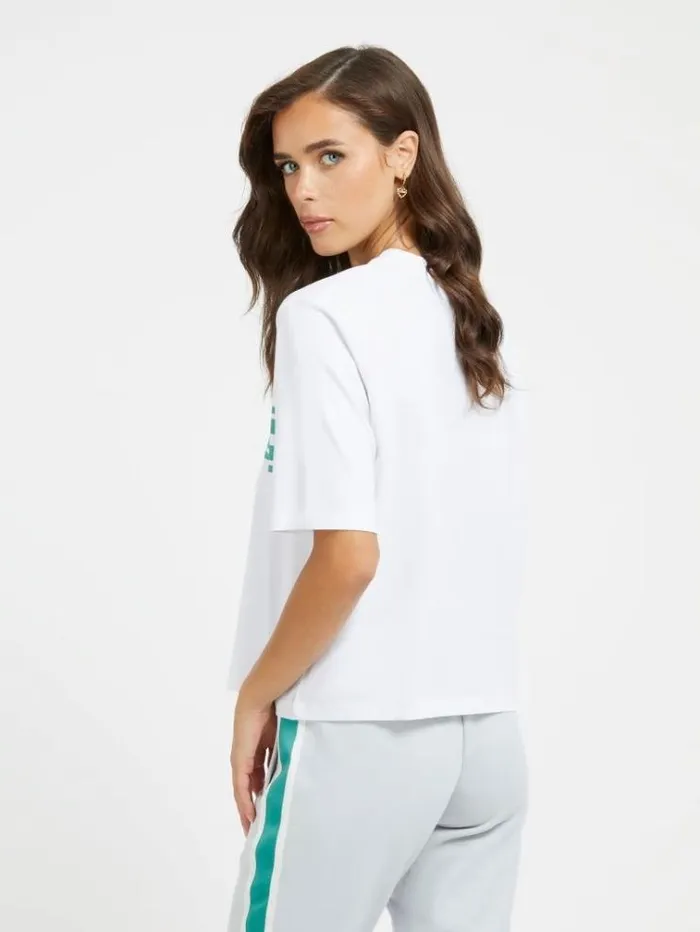 Women 4g Logo Tshirt White Guess Tshirts