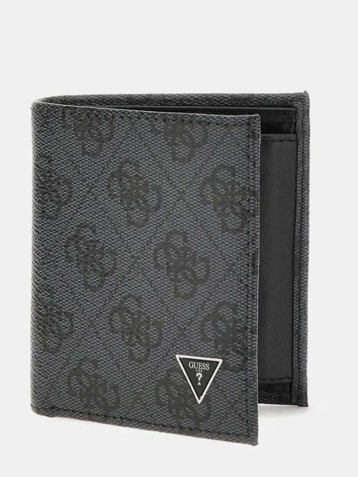 Women 4g Logo Wallet And Keychain Set Black Guess Wallets