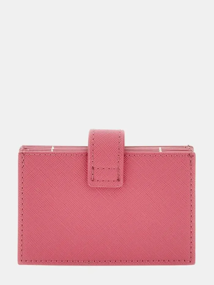 Women 4g Logo Wallet And Keychain Set Fuchsia Guess Wallets