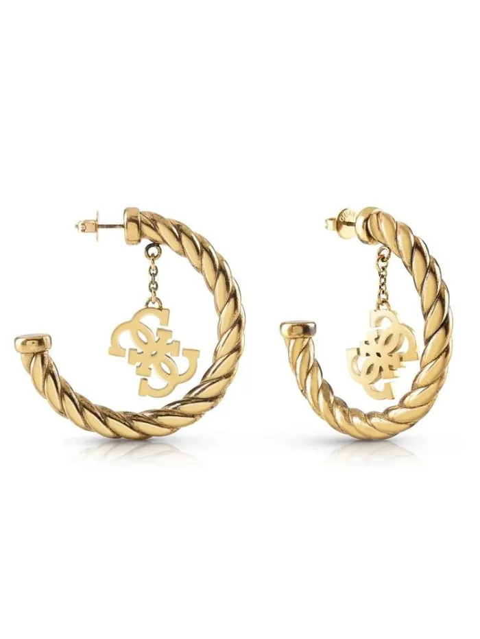Women 4g Vintage Earrings Gold Guess Jewellery