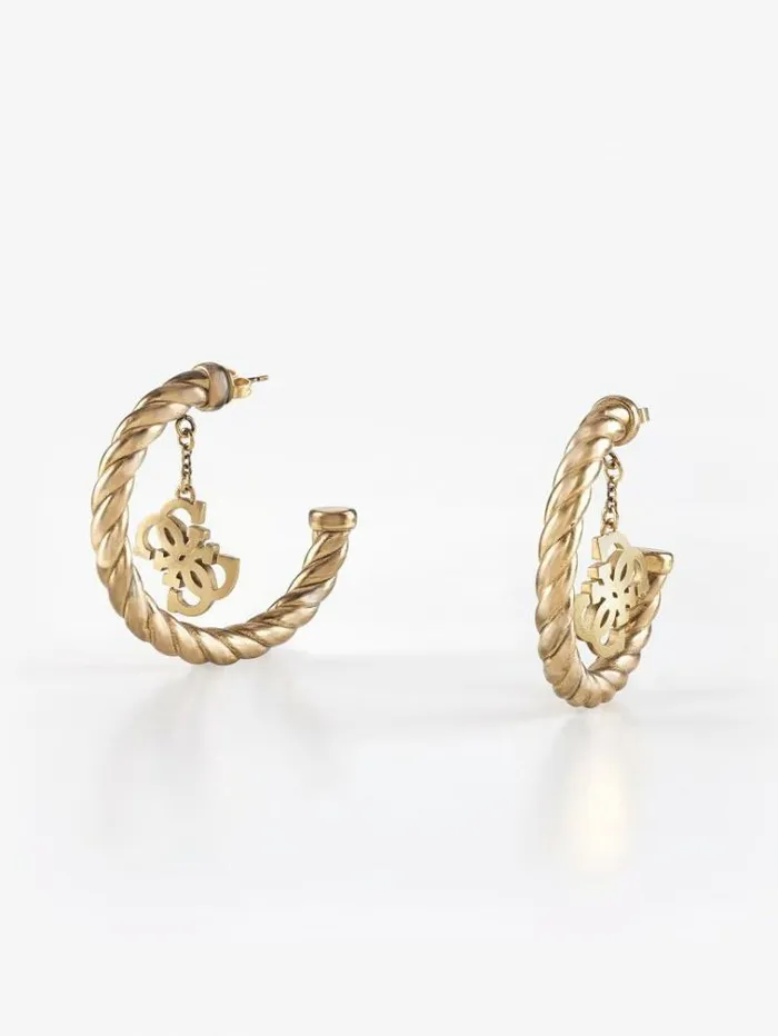 Women 4g Vintage Earrings Gold Guess Jewellery
