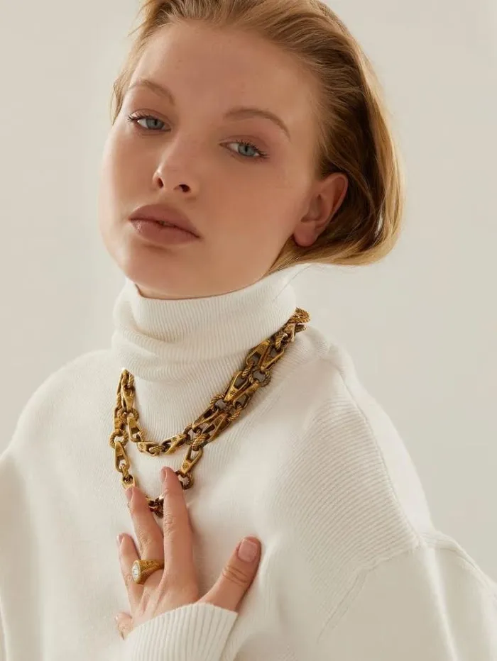 Women 4g Vintage Necklace Gold Guess Jewellery