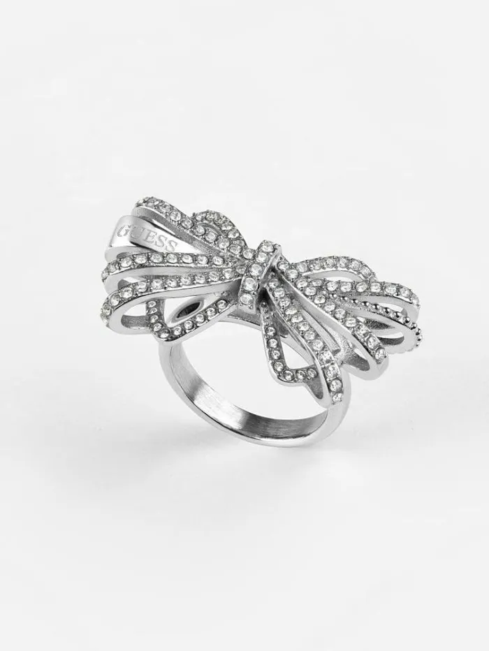 Women abow You Ring Silver Guess Jewellery