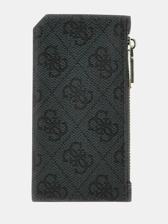 Women Aieta 4g Logo Credit Card Holder Black Multi Guess Wallets