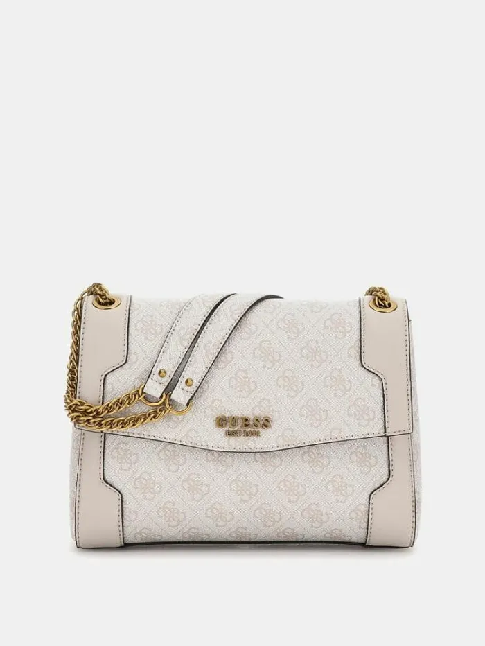 Women Ajiona 4g Logo Crossbody White Multi Guess Crossbody Bags