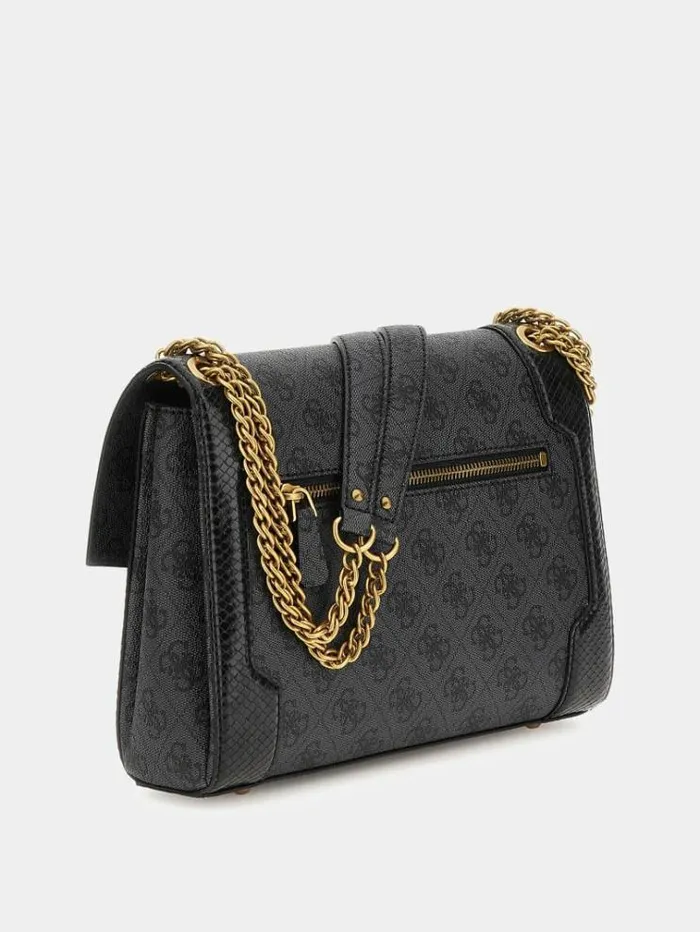 Women Ajiona 4g Logo Mini Crossbody Black Multi Guess Crossbody Bags