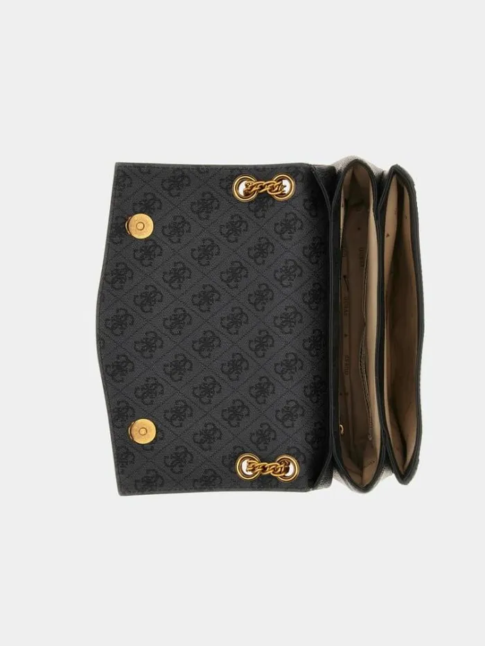 Women Ajiona 4g Logo Mini Crossbody Black Multi Guess Crossbody Bags