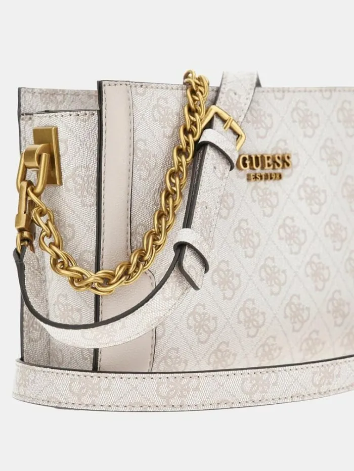 Women Ajiona 4g Logo Mini Crossbody White Multi Guess Crossbody Bags