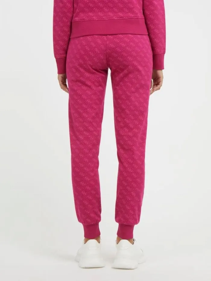 Women All Over 4g Jogger Pants Fuchsia Guess Activewear